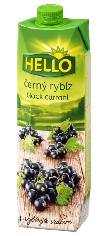 HELLO černý rybíz 1 l